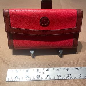 Dooney and Bourke W04 wallet in red